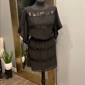 Black cocktail dress